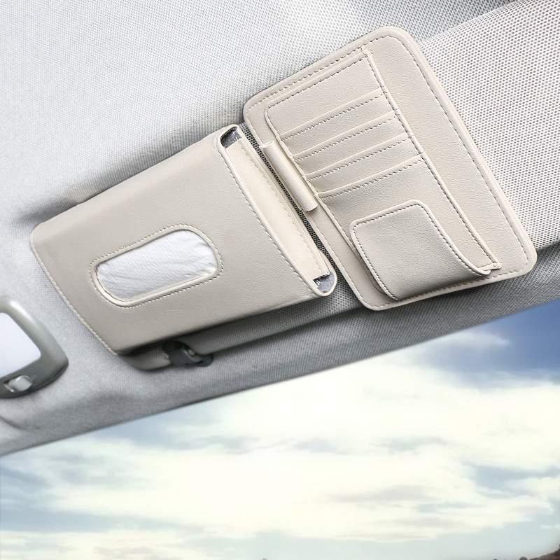 Car tissue box | Sun visor clip, card holder, storage, car supplies, car tissue box, sunroof