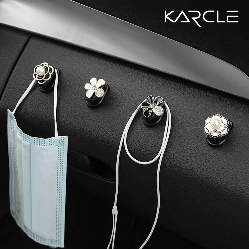 "6-piece set" car hooks | Multi-function, seat back, car mount, small, adhesive hooks, car interior decoration, car accessories