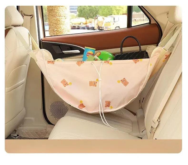 Car hammock bag | Car storage, car bag, back seat, large capacity, prevents cargo from falling over, foldable