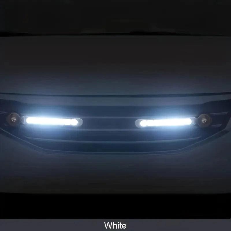 Car Light Accessories | 1pac Wind-powered LED Fan Light, Set of 2, Car, Decorative, Light, Accessories, Cool