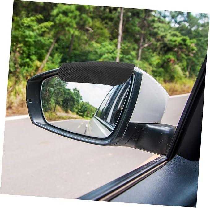 Pair Car Rain Eyebrows 2pcs Car Rearview Mirror Eyebrows Car Side Mirror Rain Guard Rain Guard Visor Car Accessories Rearview Mirror Guard