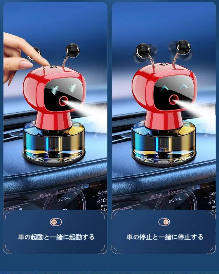 Car perfume | High quality, convenient, robot car object, multi-function humidifier, air freshener, car perfume, high-quality scent, long-lasting scent, refreshing