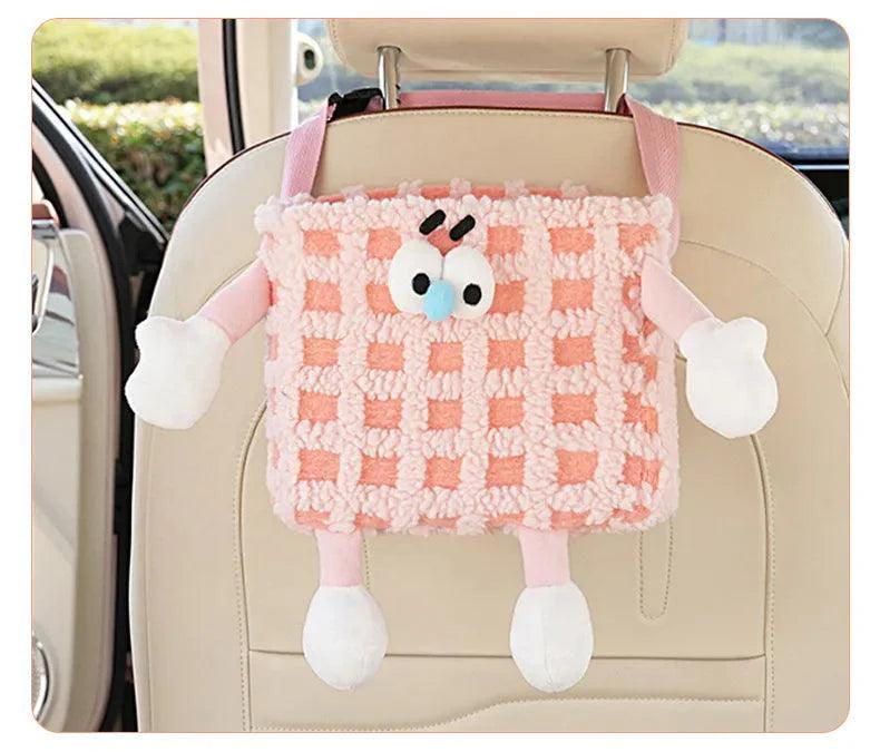 Car trash can | Cute, monster, car, rear-mounted, storage box, creative, car storage box