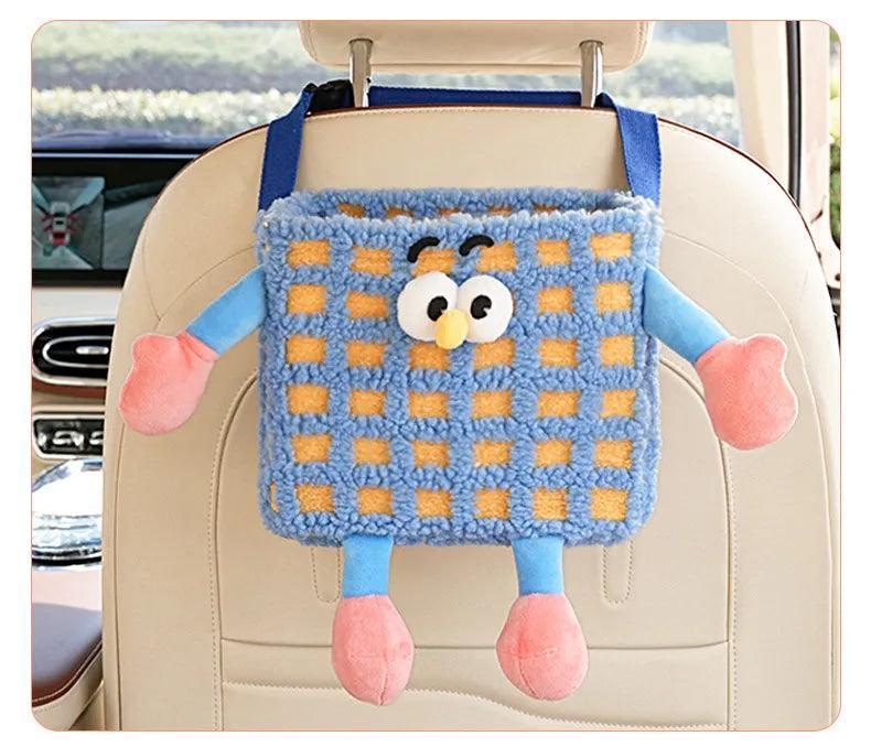 Car trash can | Cute, monster, car, rear-mounted, storage box, creative, car storage box