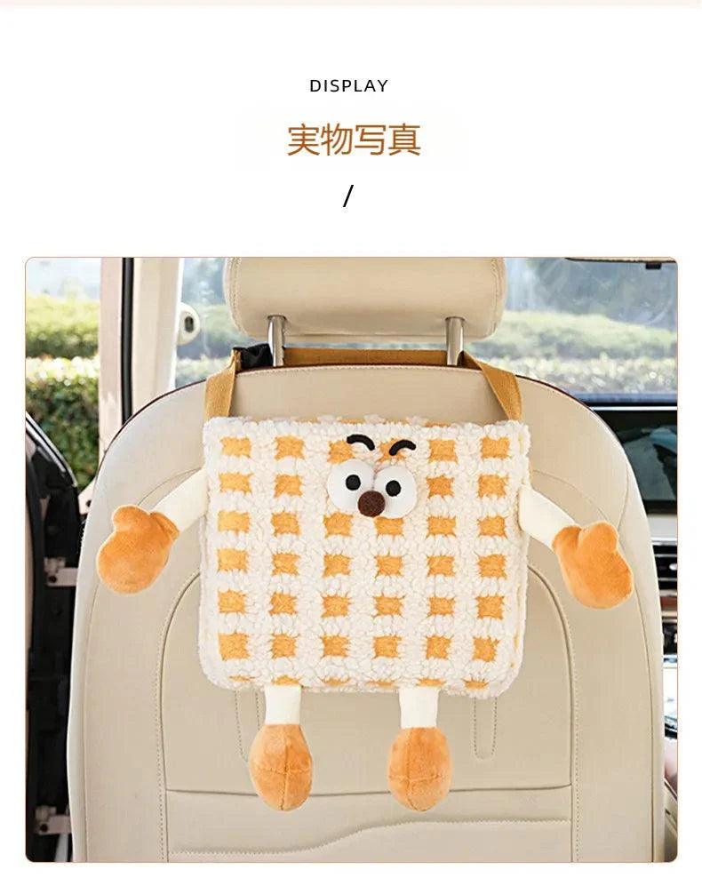 Car trash can | Cute, monster, car, rear-mounted, storage box, creative, car storage box