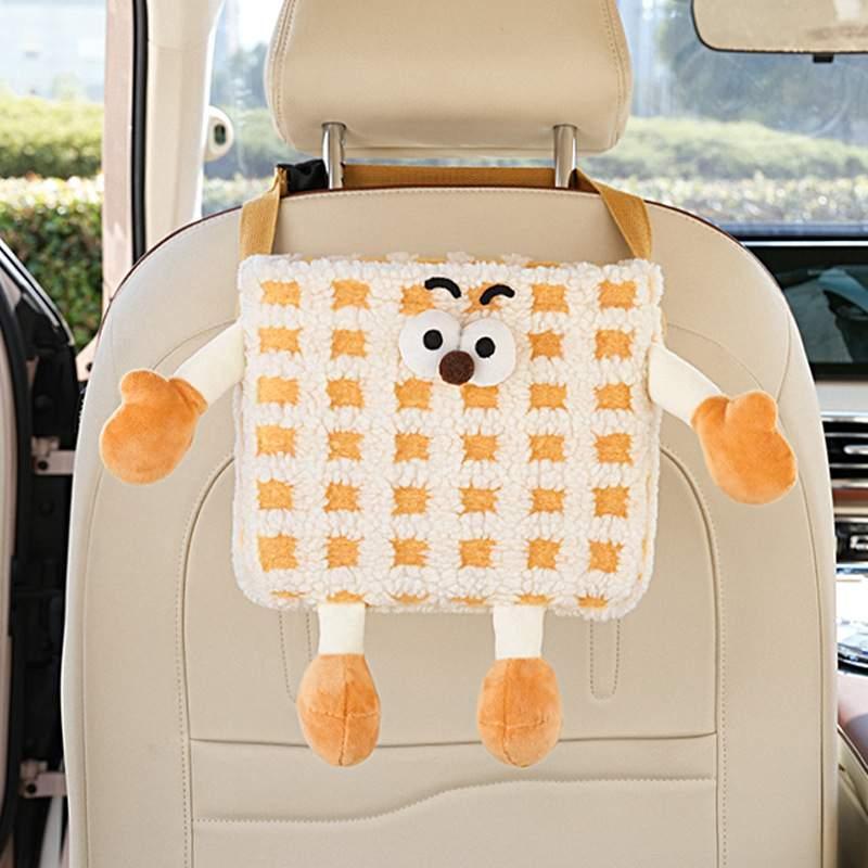 Car trash can | Cute, monster, car, rear-mounted, storage box, creative, car storage box