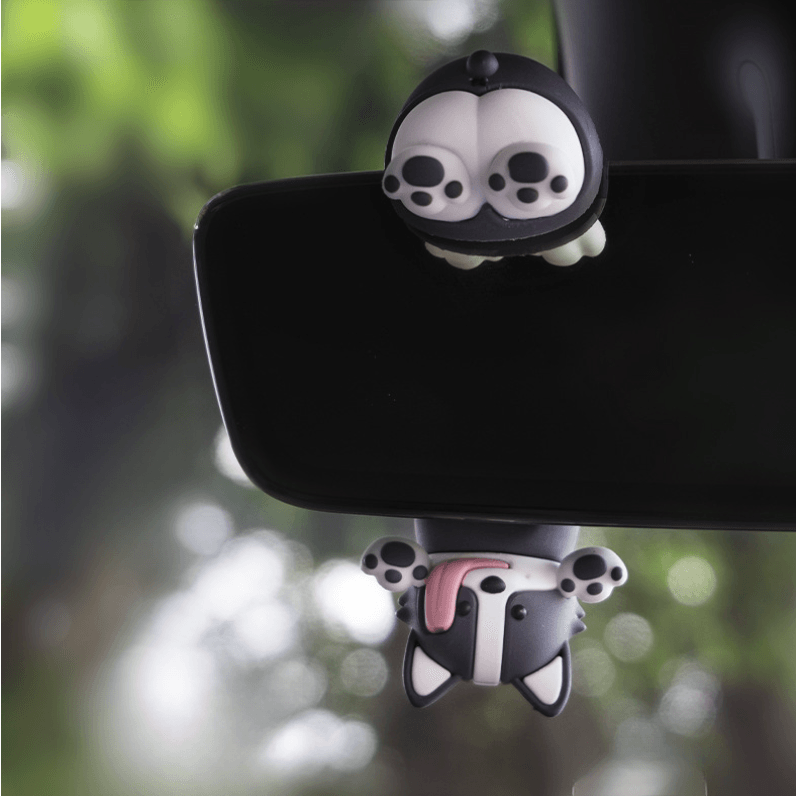 Car air fresheners | Cute, cartoon, perfume, ornaments, creative, luxury, rearview mirror, swaying dog, aroma, car interior