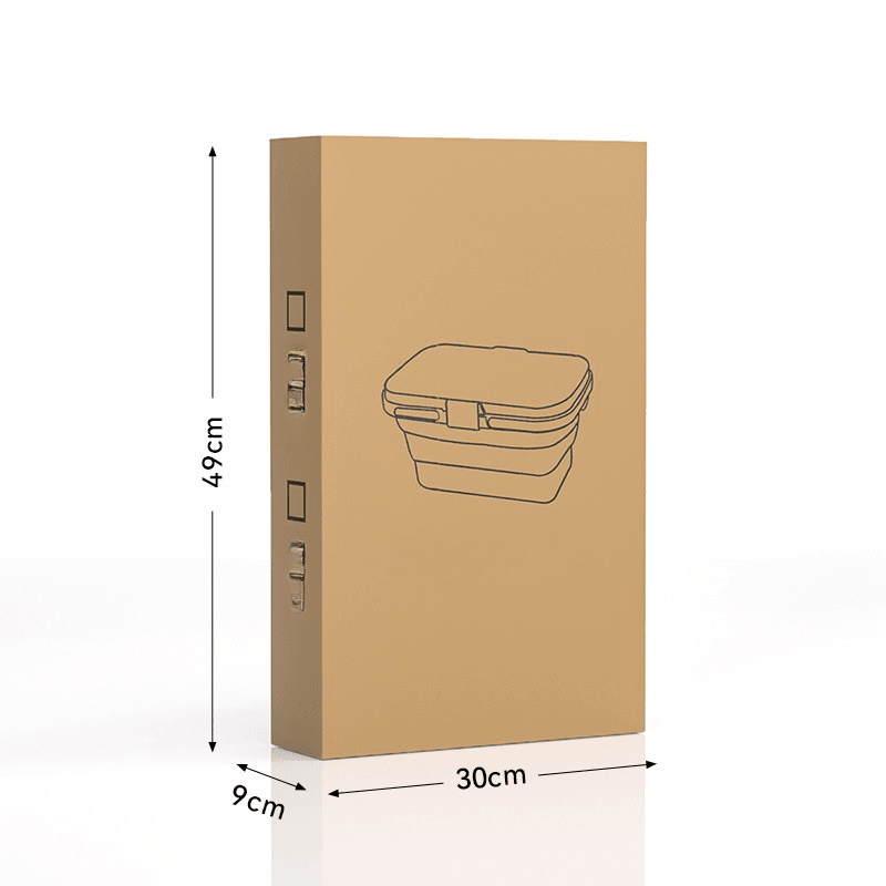 Picnic box | Foldable, portable, large capacity, for car use, outdoor use, multi-functional, for travel, camping, picnics