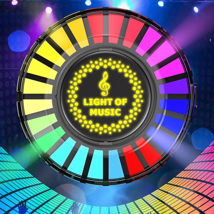 Car aroma pickup light, rhythm light, USB charging, rainbow, car supplies