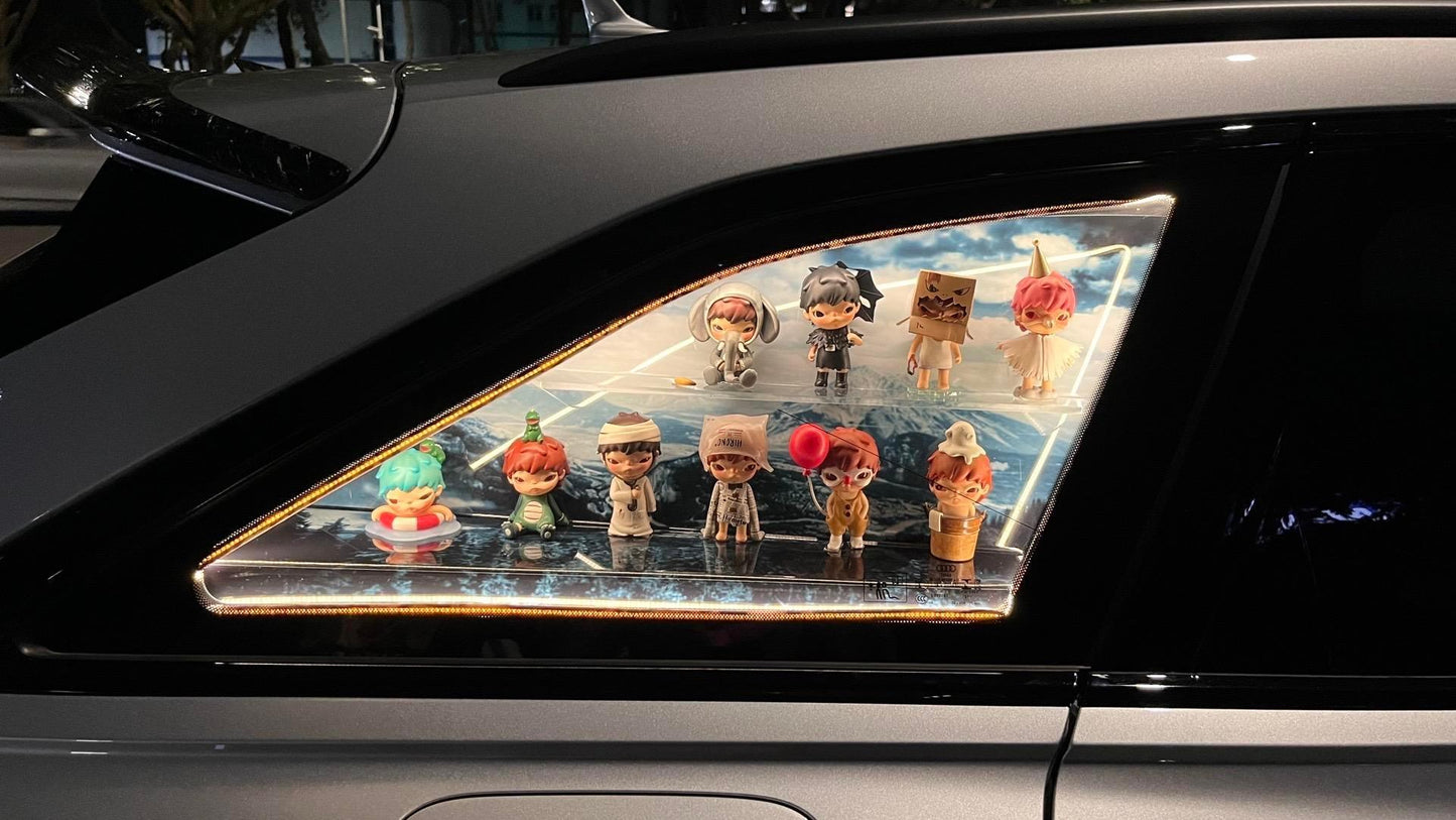 To customize your rear window, you will need to contact customer service by email.