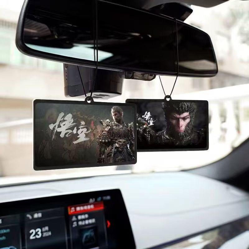 Car Air Freshener Black Myth Goku Game (5 Pieces) Eliminate odor-causing straps in your car and decorate your car with double-sided car air fresheners for a light scented atmosphere