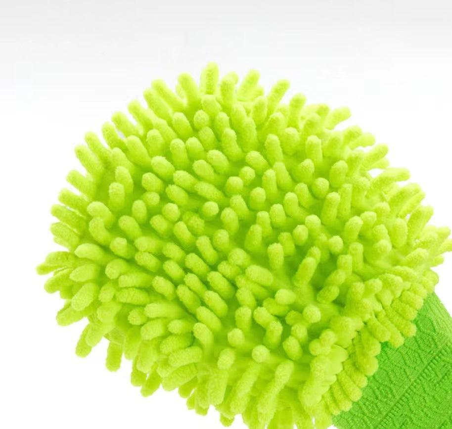 Car Wash Gloves Professional Microfiber Chenille Glove Type Car Wash Brush Car Wash Gloves Car Wash Mop Glove Type Car Wash Scratch Prevention