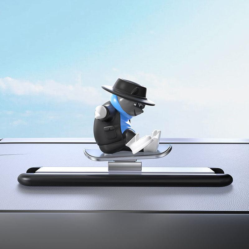 New car decorations, car accessories, cool dogs, car skateboard swing screen, central control screen decoration, car interior decoration, swing animation