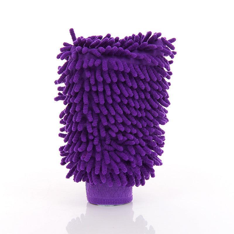 Car Wash Gloves Professional Microfiber Chenille Glove Type Car Wash Brush Car Wash Gloves Car Wash Mop Glove Type Car Wash Scratch Prevention
