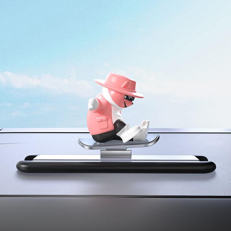 New car decorations, car accessories, cool dogs, car skateboard swing screen, central control screen decoration, car interior decoration, swing animation