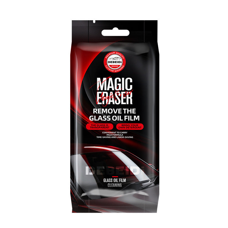 デベディ 車用ガラス油膜除去スポンジ 魔法のクリーナー 強力洗浄 自動洗剤付き ガラスクリーニング神器