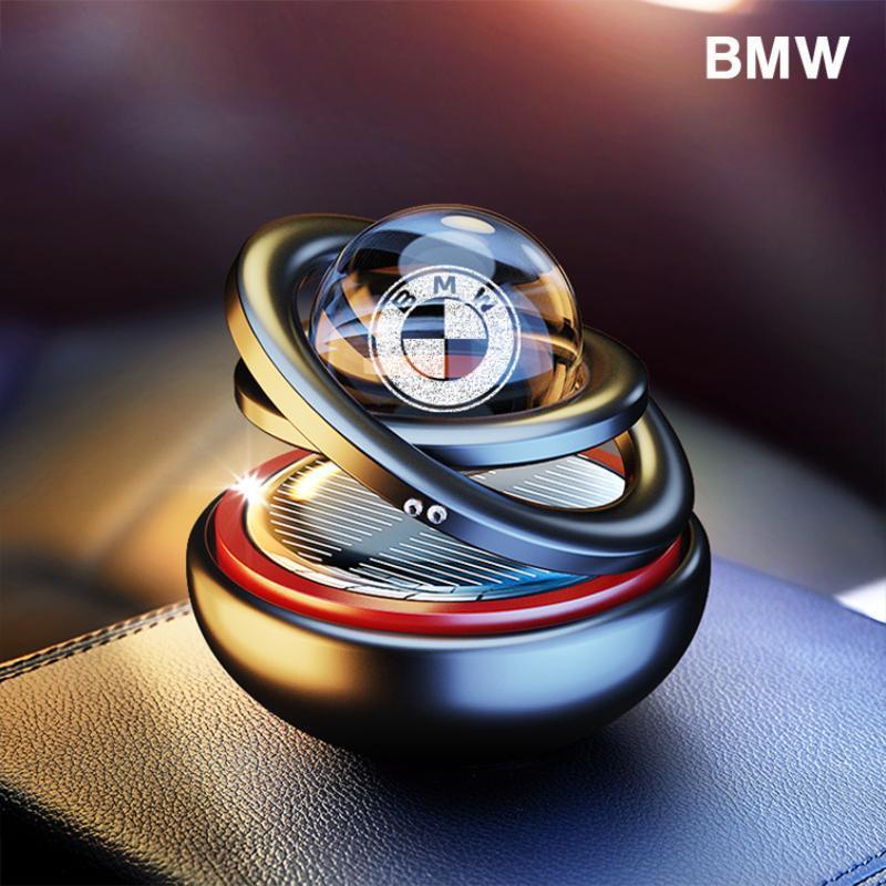 Car Aroma Diffuser Solar Energy Car Air Freshener Accessories Auto Rotating Solar Decoration