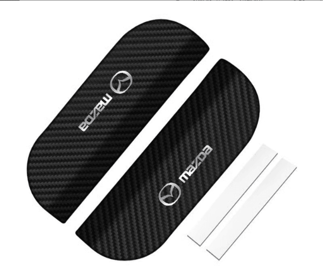 Pair Car Rain Eyebrows 2pcs Car Rearview Mirror Eyebrows Car Side Mirror Rain Guard Rain Guard Visor Car Accessories Rearview Mirror Guard