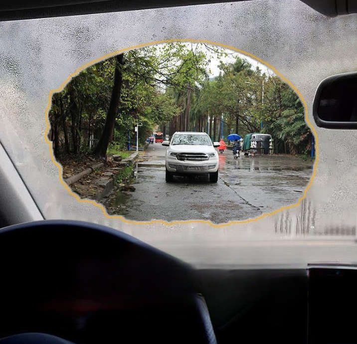 車のガラスの雨防止剤、曇り止め剤、窓のバックミラー、曇り止め剤、雨の日のフロントガラスの曇り止めスプレー