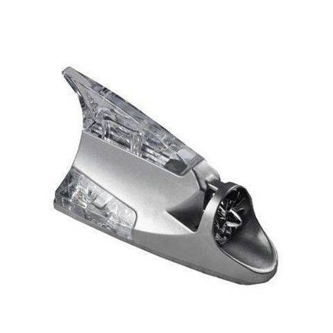 Shark fins rotate and light up with the power of the wind Colorful decorative lights Prevent car rear-end collisions