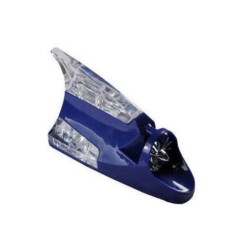 Shark fins rotate and light up with the power of the wind Colorful decorative lights Prevent car rear-end collisions