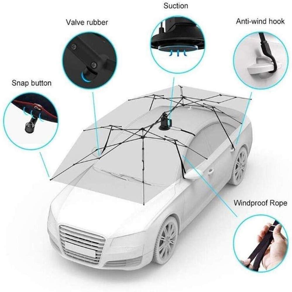 Car Parasol Automatic Canopy Car Clothing Mobile Car Shed Shade Sunscreen Car Sunshade Umbrella Outdoor Car Roof Anti-Ice Canopy Automatic Car Clothing Parasol Car Hood 