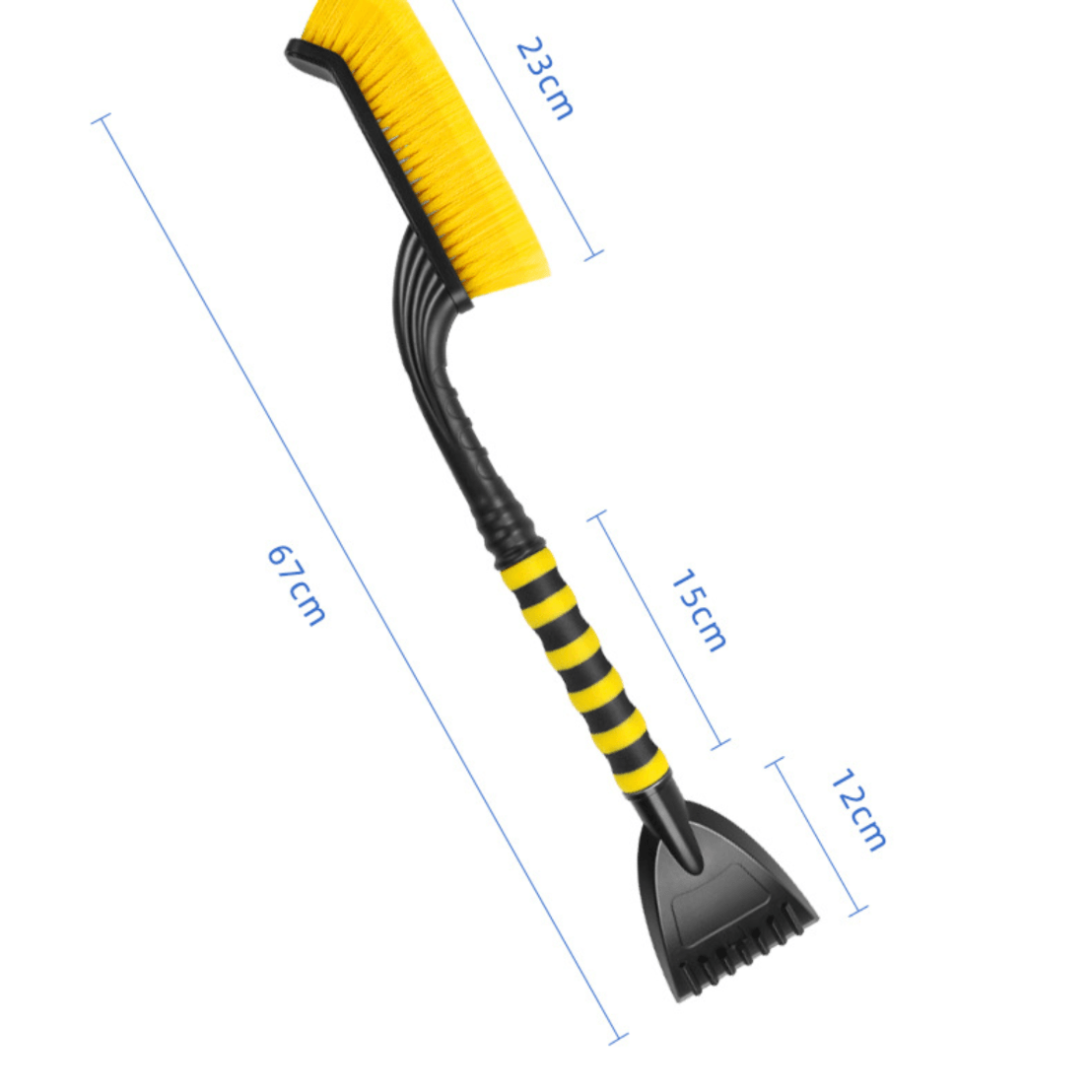 車載用スノーブラシ｜除雪ブラシ・スコップ・スクレーパー・掃除用具・全長67cm