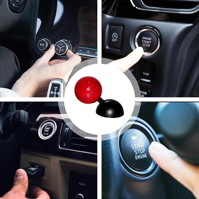 Car One Click Start Button Joystick, Push Start Button Cover, Car Engine Start Stop Button Control Lever 