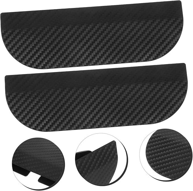 Pair Car Rain Eyebrows 2pcs Car Rearview Mirror Eyebrows Car Side Mirror Rain Guard Rain Guard Visor Car Accessories Rearview Mirror Guard